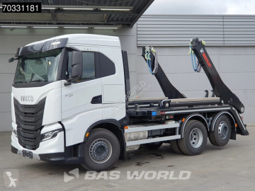 شاحنة Iveco T-Way XWay 530 6X2 NEW! Hiab FTR18 skiploader Automatic Euro 6