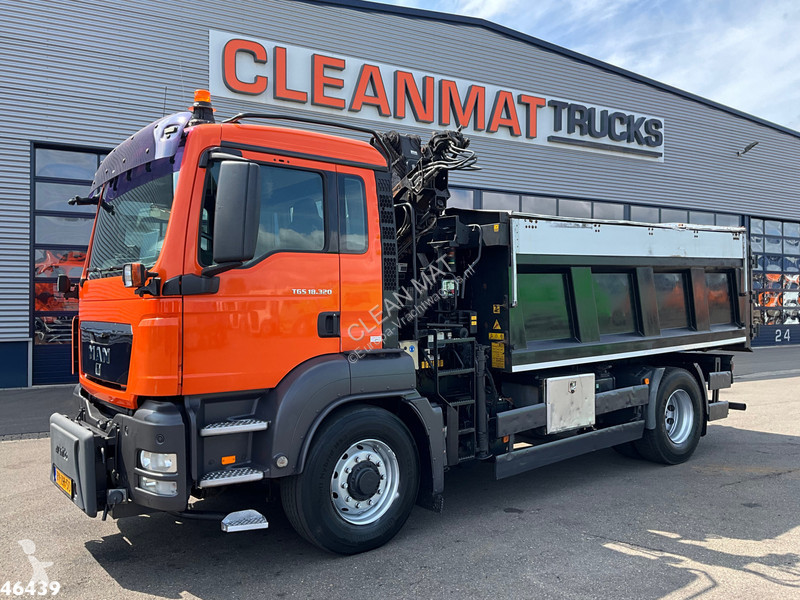 شاحنة MAN TGS 4x4 Hiab 11 Tonmeter laadkraan