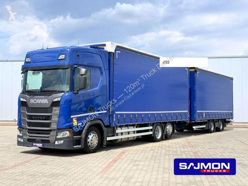 شاحنة Scania SUPER / S460 / ZESTAW TANDEM 120M3...