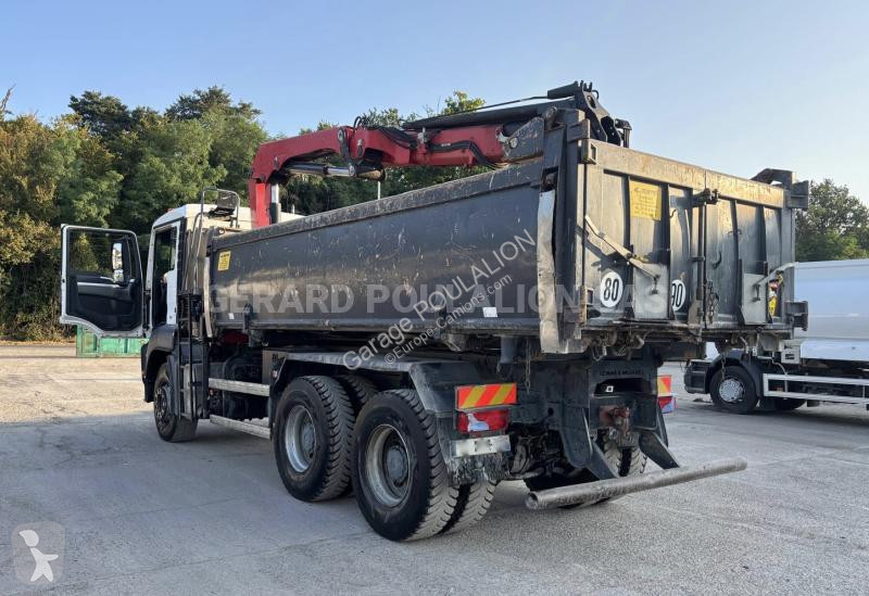 شاحنة MAN BI-BENNE MARREL + grue HMF 1310K3...
