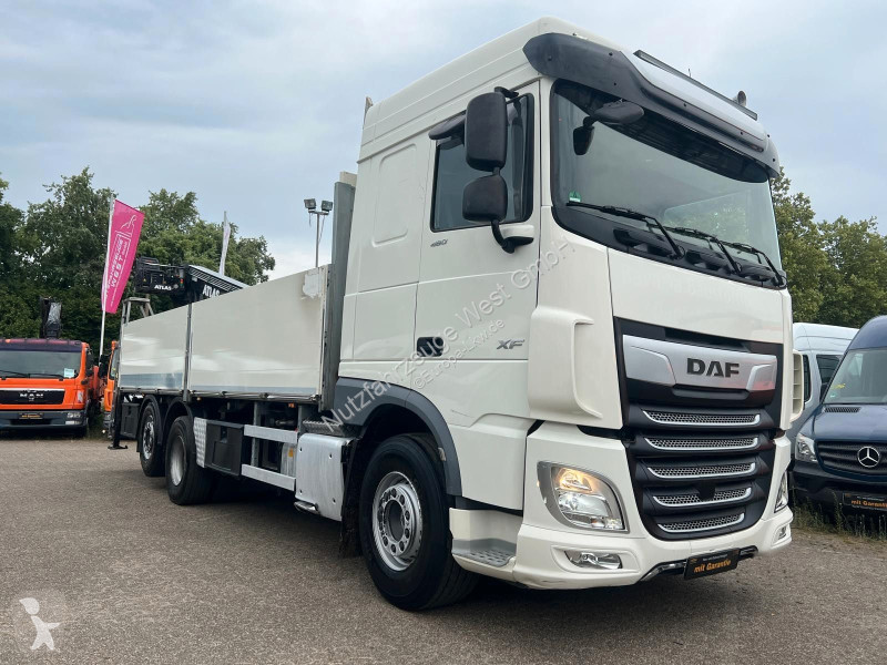 شاحنة DAF 480 FAN Baustoff*Atlas 186.3 Kran...
