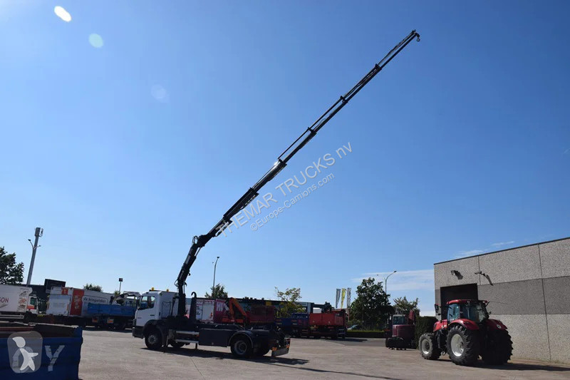 شاحنة Mercedes 1823 +Hooklift + MKG crane - 6x...