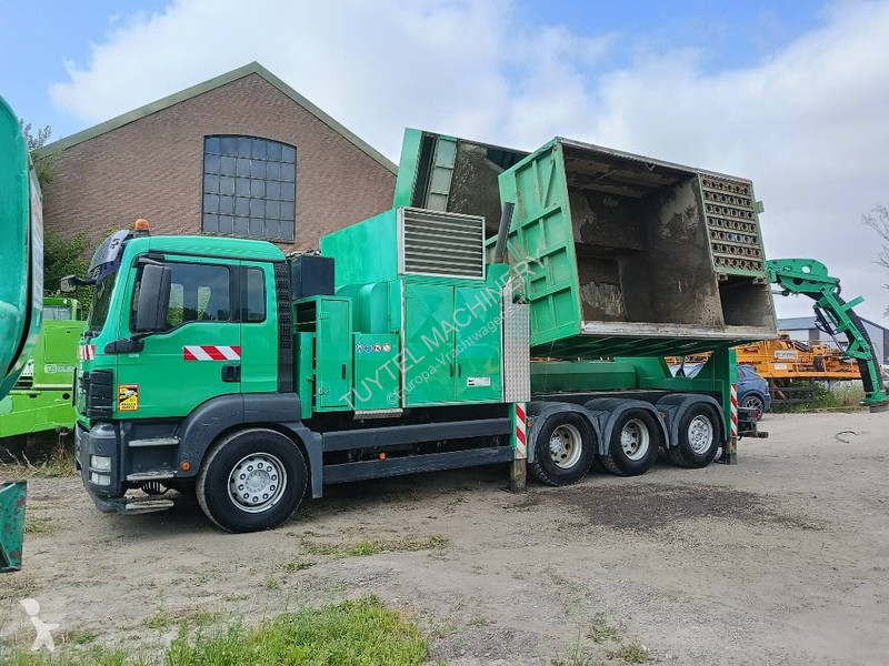 شاحنة MTS 4A 14T 36.000V MAN saugbagger vacuum...