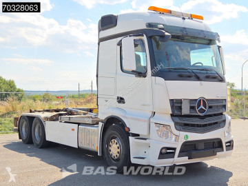 Камион Mercedes E Actros 2545 6X2 Palfinger 22t Hooklift Retarder Lift Axle Euro 6