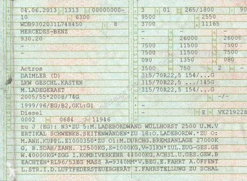 شاحنة Mercedes 2536 6x2 Getränkekoffer |...