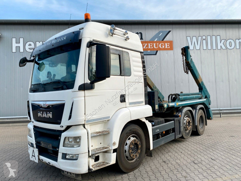 شاحنة MAN TGS 6x2/4 BL*Meiller AK 16 Tele*Funk*