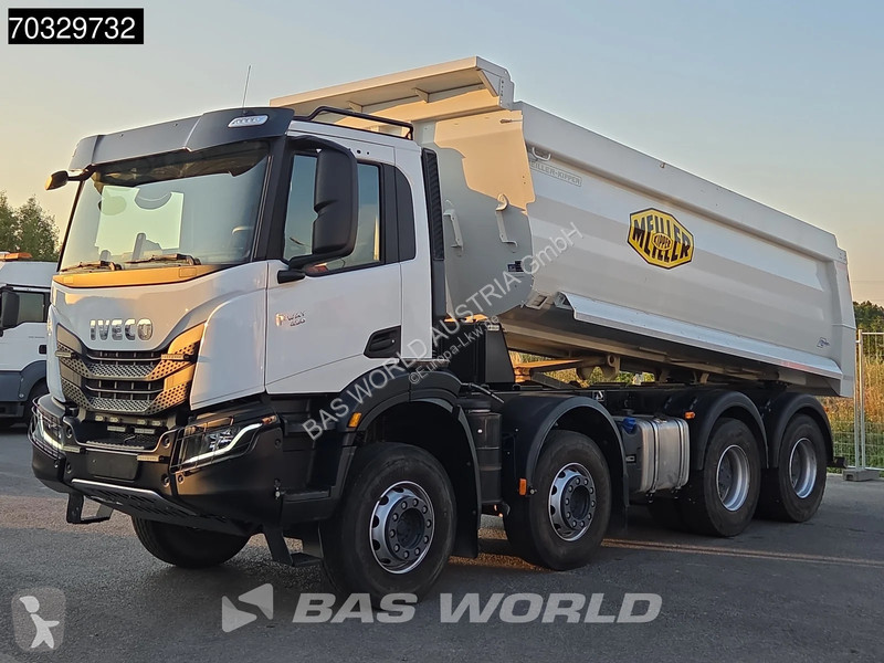 شاحنة Iveco 450 8X4 Full Steel Meiller Tipper...