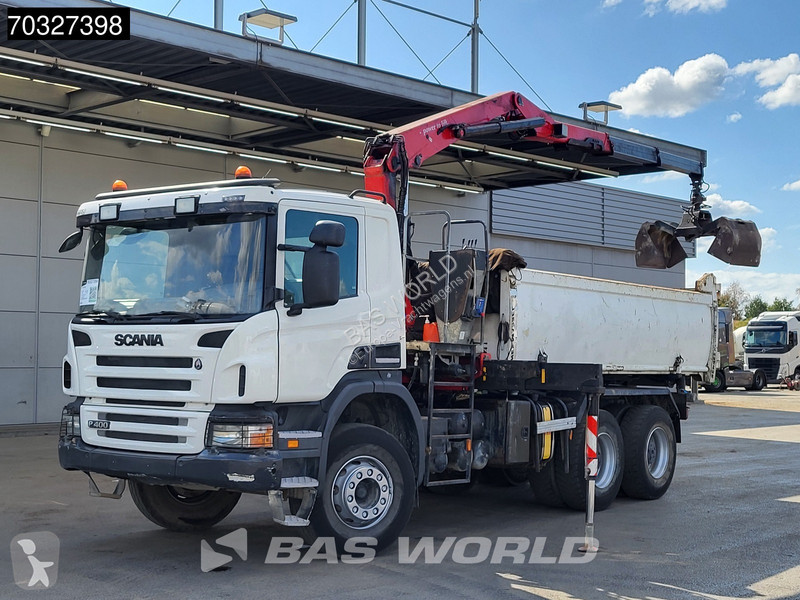 Kamion Scania 400 6X4 HMF 1444-Z2 Crane Remote...
