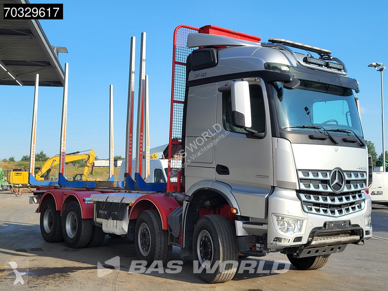 شاحنة Mercedes 3658 8X4 ALUCAR Holztransporter...