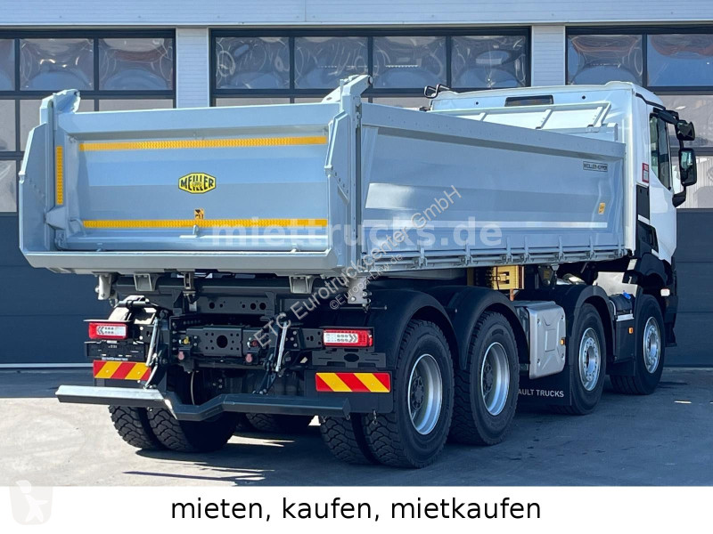 شاحنة Renault C 480 8x4 Meiller Bordmatik,...