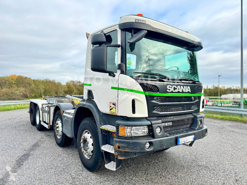 شاحنة Scania 410 Abrollkipper 8x4 alfinger...
