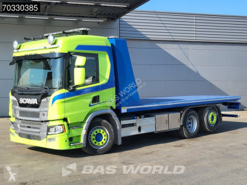 شاحنة Scania L P370 6X2 Recovery truck Abschleppwagen Winch ift-Axle Automatic Euro 6
