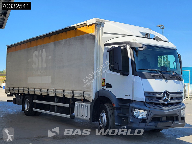شاحنة Mercedes 1827 4X2 18tonner Curtainsider...