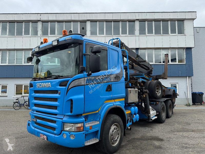 شاحنة Scania R480 6X4 + EPSION SRX47 + 2 AXE...