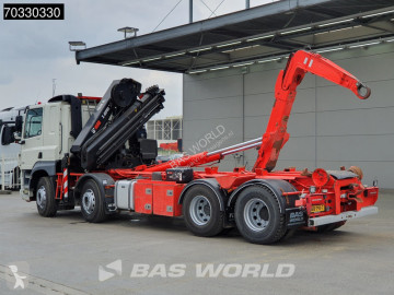 Камион DAF CF 530 8X2 HIAB X-HIPRO 262 EP-5 Kran Crane + 21t Hooklift ACC Euro 6