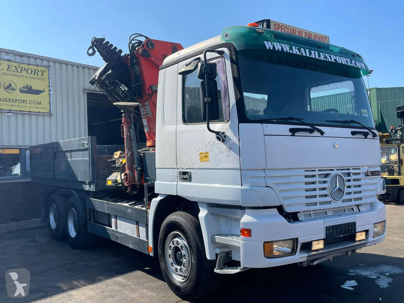 Camion Mercedes 3343 6x4 Truck + Crane / Grue...