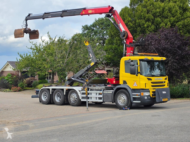 Camion Scania P450 8x2!! CRANE/HOOK!!...