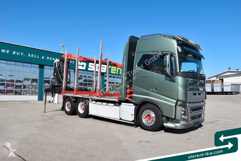 Camion Volvo 750 6x4 Palfinger Kabinenkran...
