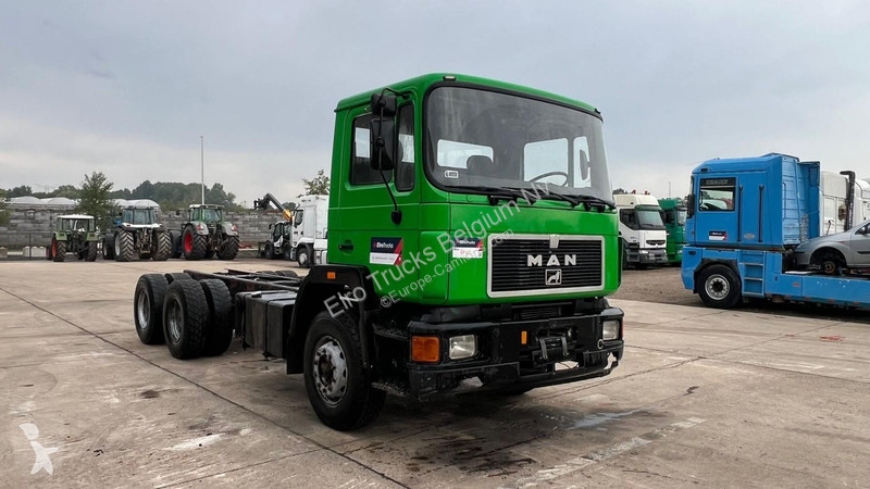 Vrachtwagen MAN (MANUAL PUMP / LAMES / BIG AXLE...