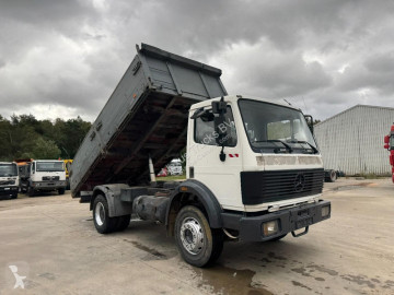 Mercedes three-way side tipper truck