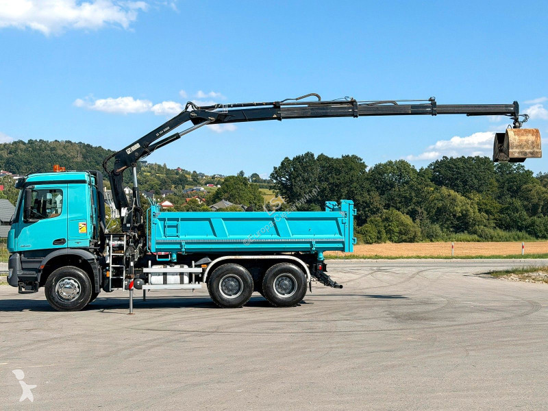 Camión Mercedes 2640 Kipper + HIAB 144 + FUNK *...