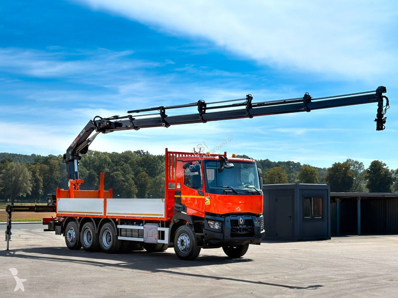 Camión Renault C430 Pritsche 7,10 m  HIAB 211...