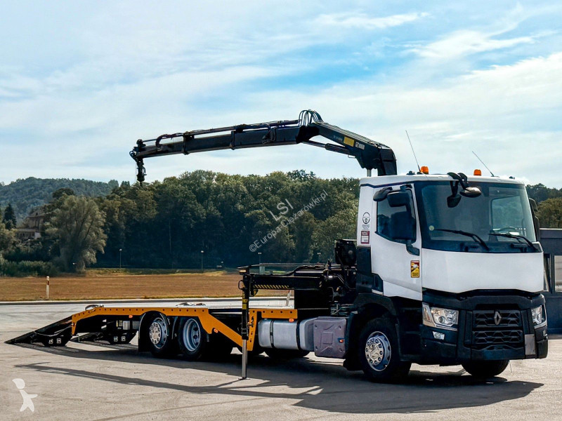 Camión Renault T 380 Abschleppwagen 8,00 m HIAB...