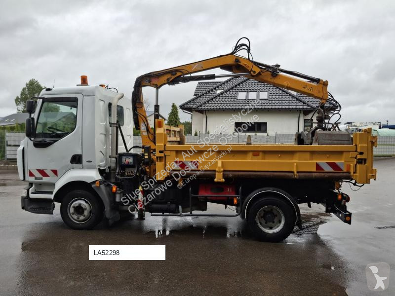 Camión Renault HDS Wagen Kran Wywrotka