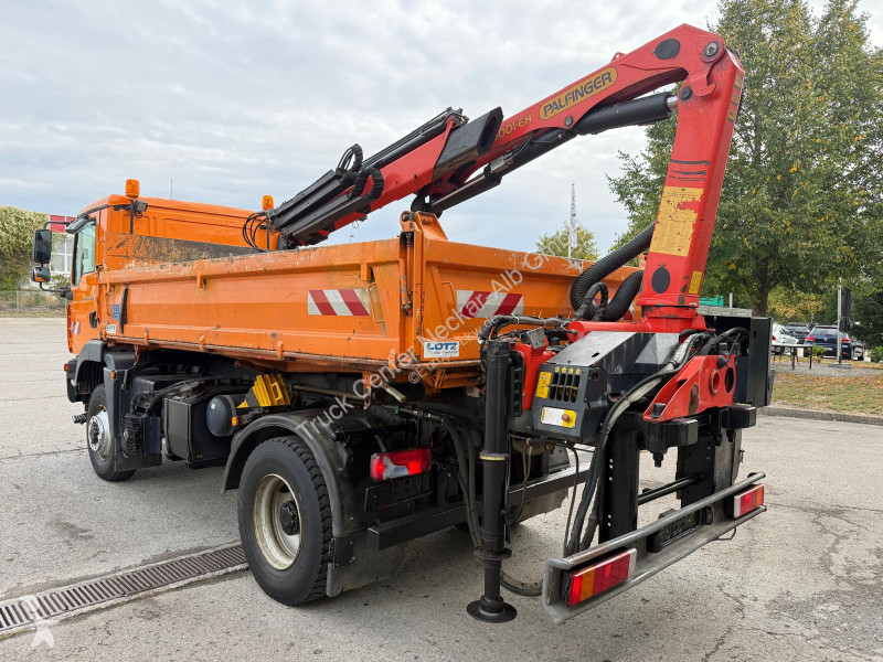 MAN TGM  13.240 4x4 3-S-Kipper Palfinger Kran...