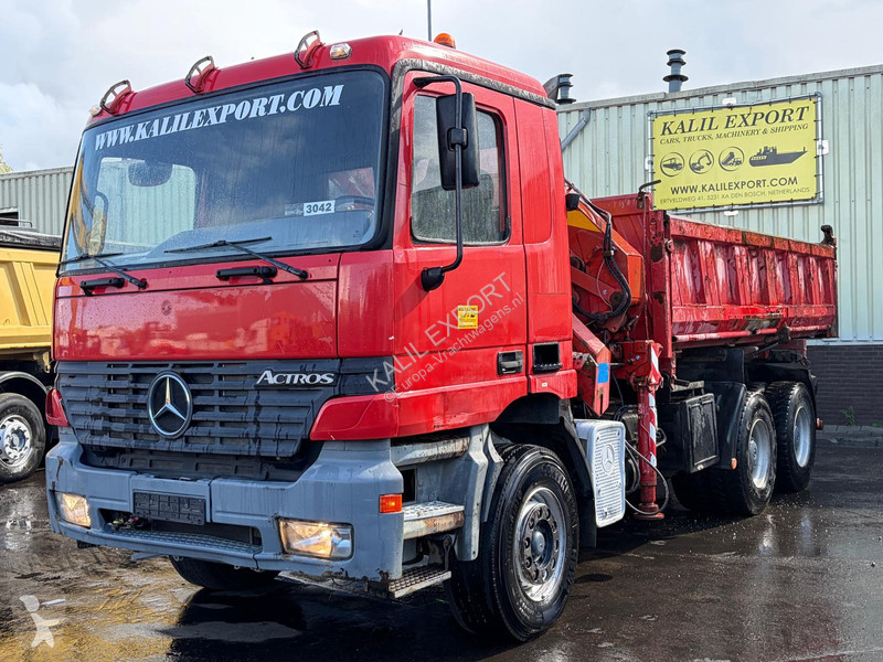 Camión Mercedes 2643 Kipper Crane Effer 250 6x4...