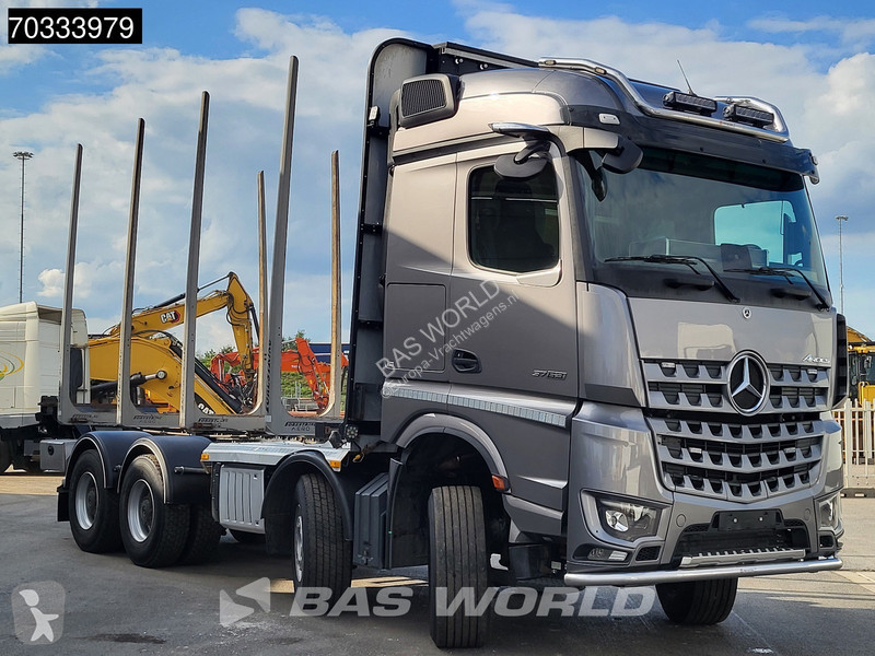 Kamion Mercedes 3763 8X4 Holztransport timber...
