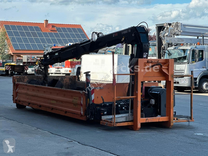 Kamion  Lübben P65/StBW Abrollcontainer + HIAB...