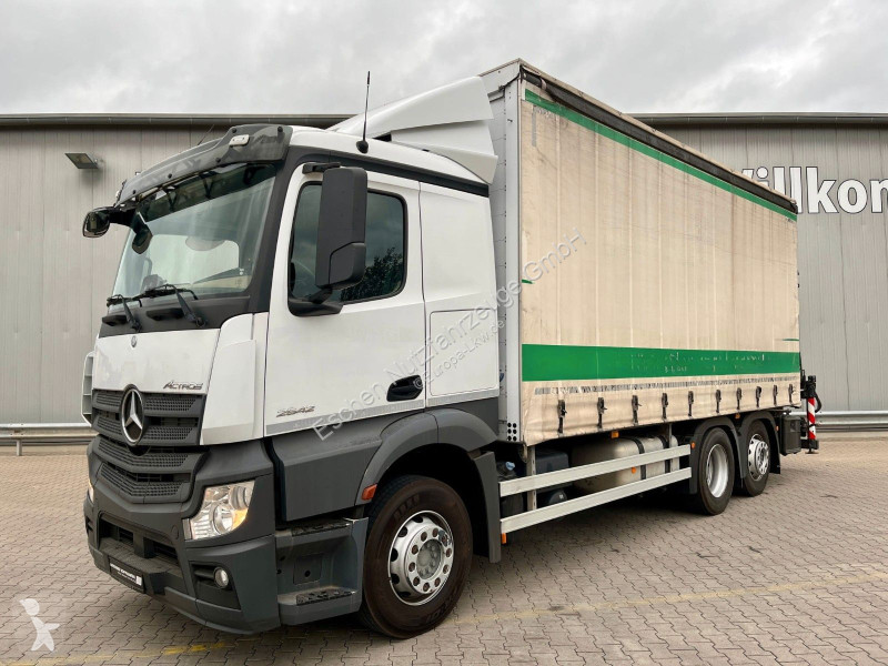 Kamion Mercedes 2542 6x2 Lenk*HIAB 158 D-3...