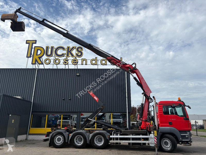 Camión MAN 35,400 + FASSI 195 4x + DALBY HOOK...
