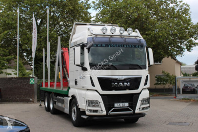 Teherautó MAN TGX TGX 33.560 D38Motor 6x4 Intarder KESLA-Holzkran