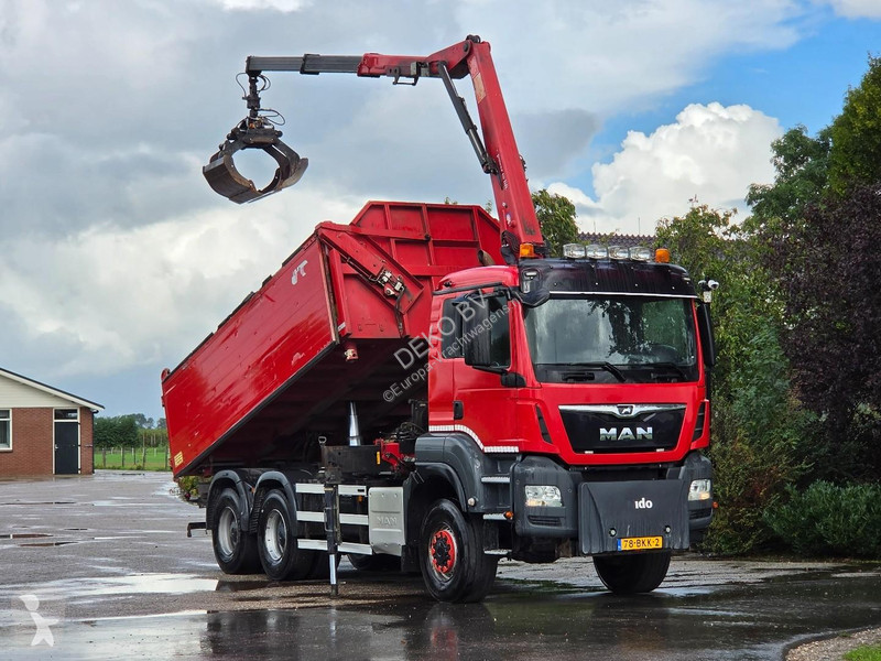 Camión MAN 420 !!6X6!! Z-CRANE TIPPER NL TRUCK...