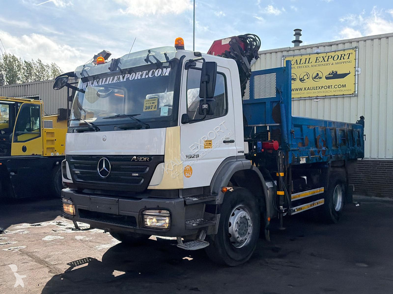Camión Mercedes 1829 HMF 1563-K3 Crane + Remote...
