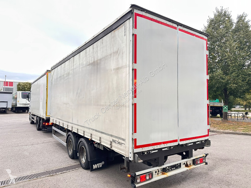 Camión Mercedes 2551 Komplettzug + WEB-Anhänger...