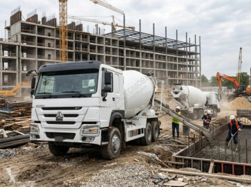Camion betoniera cu rotor/ Malaxor Howo nou