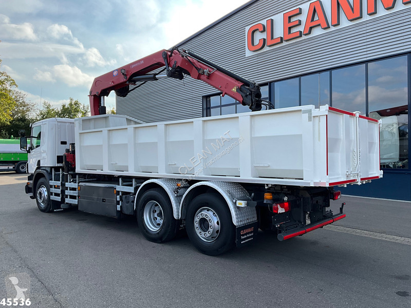 Scania Euro 6 CNG HMF 25 Tonmeter laadkraan truck