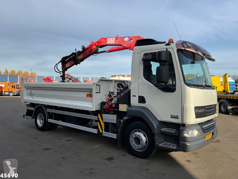 DAF LF 220 HMF 10 Tonmeter laadkraan Just...