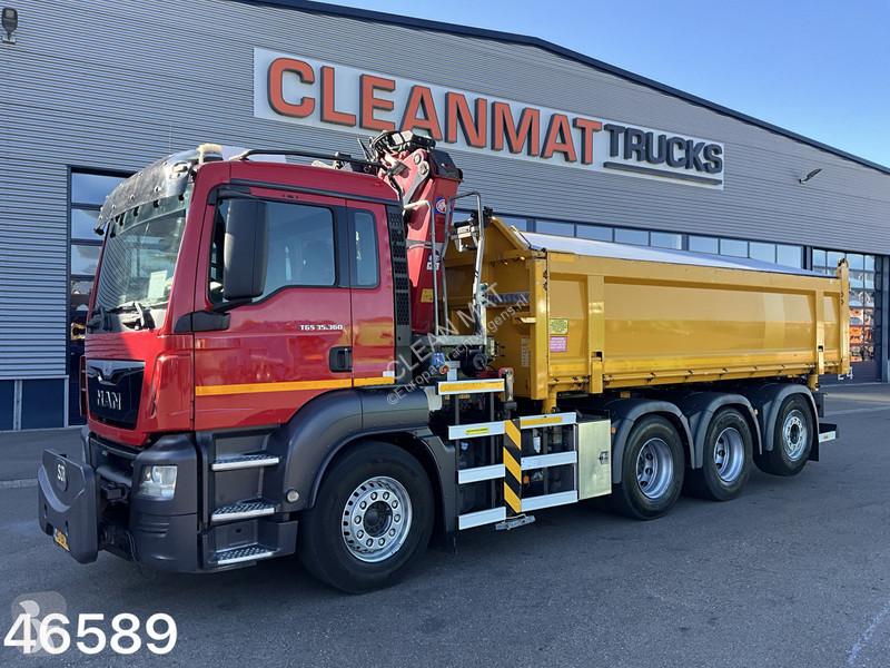 Camion MAN 35.360 8x4 Euro 6 HMF 22 Tonmeter...