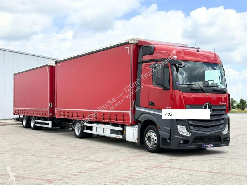 Грузовик Mercedes ACTROS / ZESTAW TANDEM 120 M3...