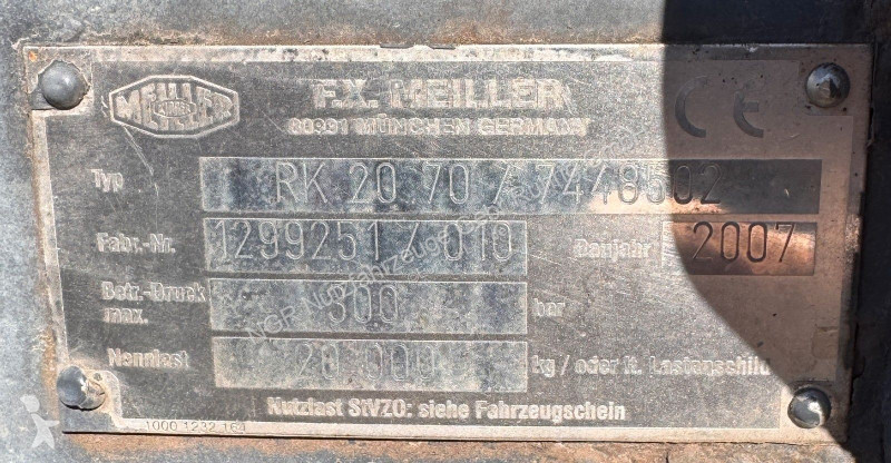 Камион  Meiller RK 20.70 Abrollaufbau