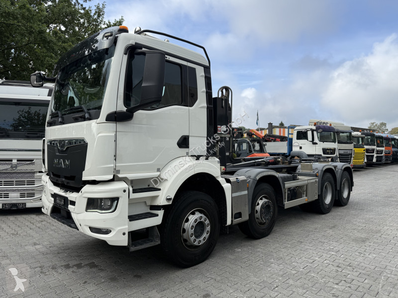 شاحنة MAN TGS 35.470 8X4 BB Haken Multilift