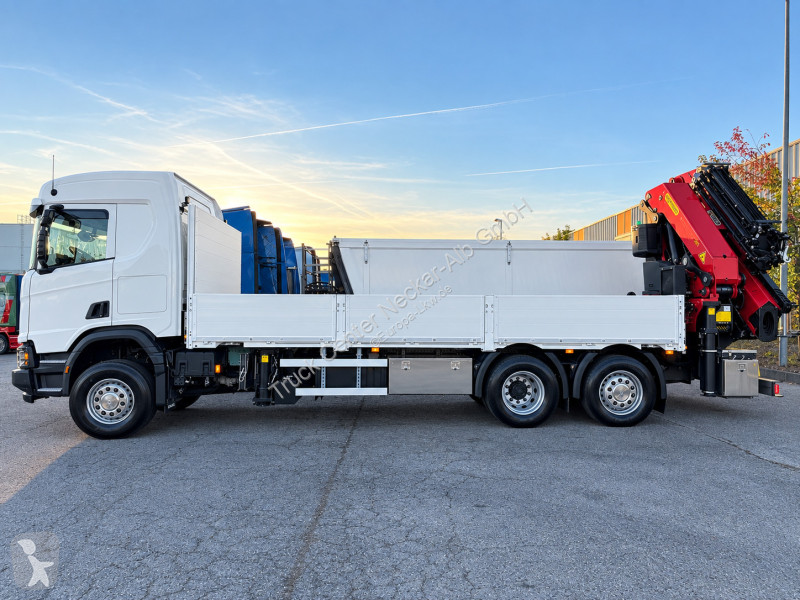 Lastbil Scania R500 XT Palfinger Kran PK53002 +...