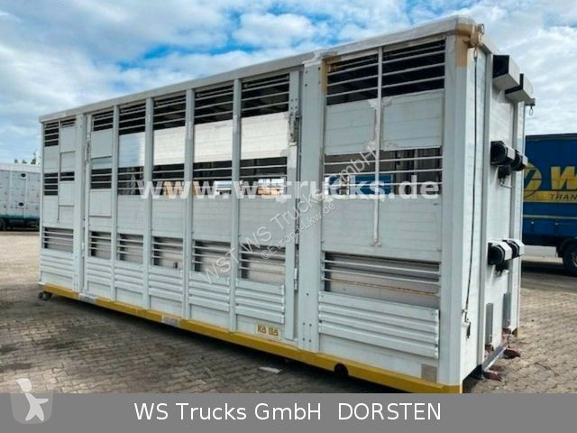 Teherautó Mercedes KABA 3 Stock Vollalu Viehaufbau
