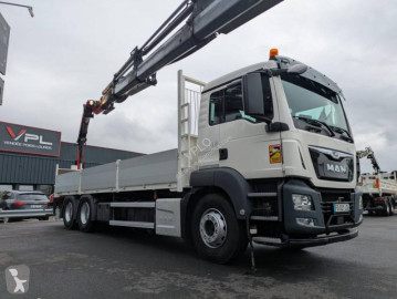 Camion grue ridelles MAN