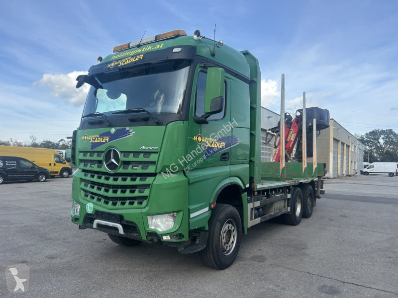 Kamion Mercedes Arocs 2858 6x4 BL Holztransport...