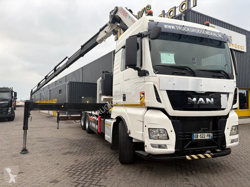 Lastbil MAN TGX + FASSI F 455 A---6X EXT. +...